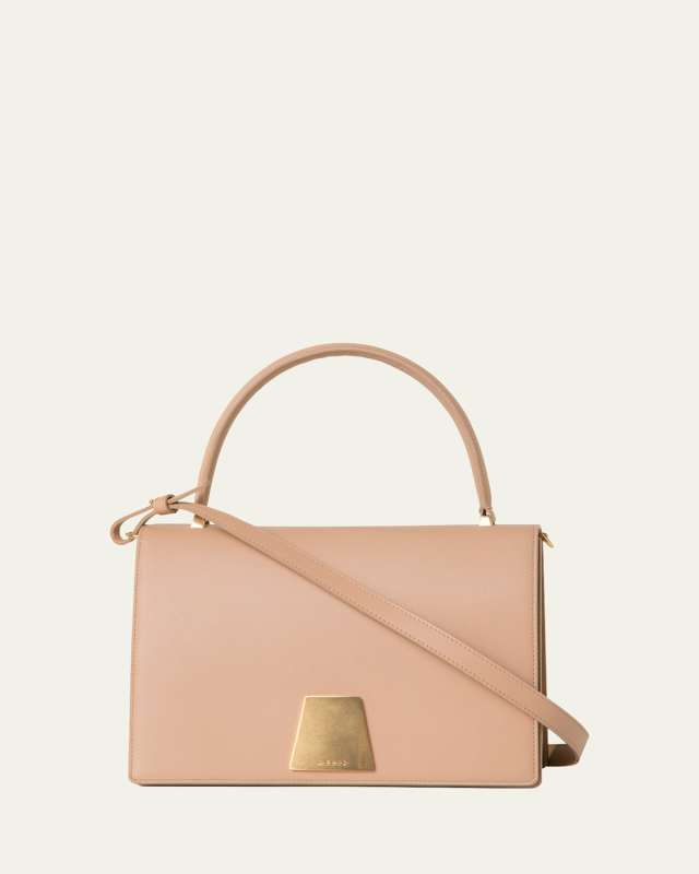 Alice Flap Leather Crossbody Bag